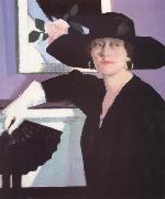 Portrait of a Lady in Black Francis Campbell Boileau Cadell